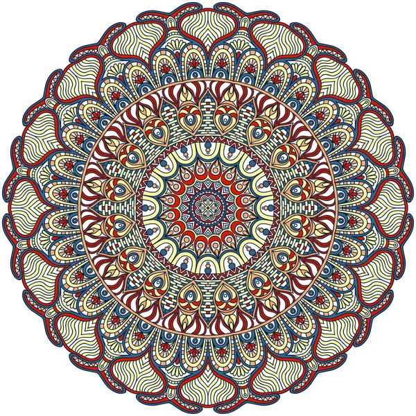 Mandala. Ornement rond — Image vectorielle