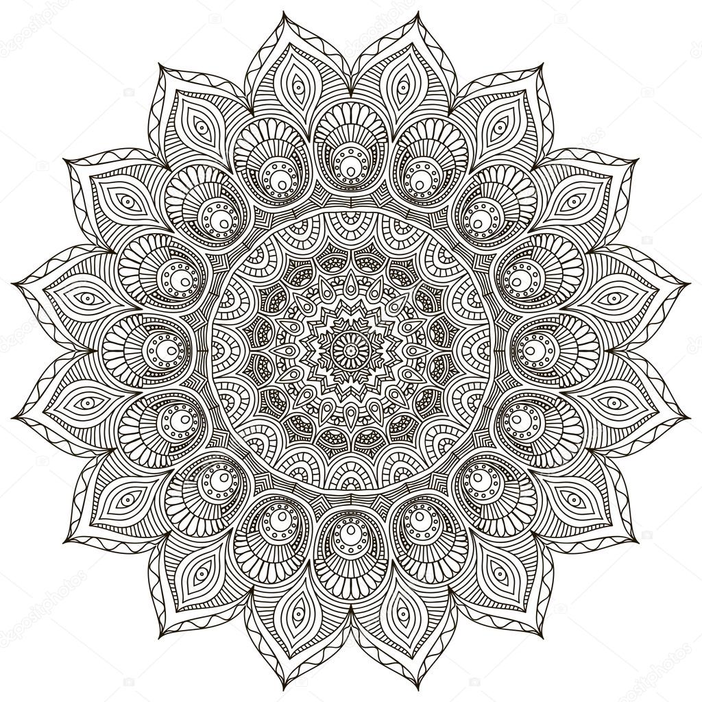Mandala. Round Ornament