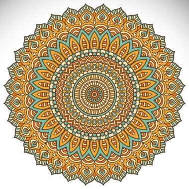 Mandala yuvarlak süsleme
