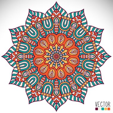 Mandala yuvarlak süsleme