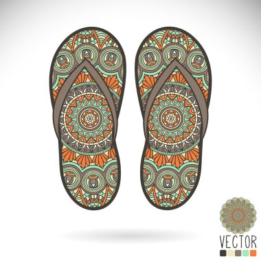 Mandala tasarım terlik