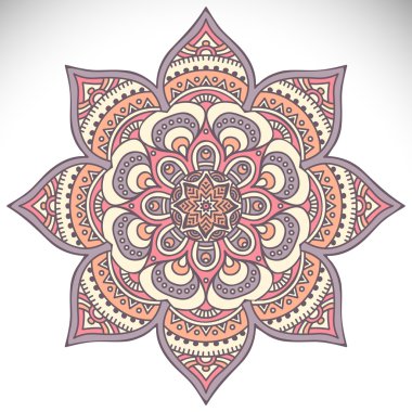 Mandala yuvarlak süsleme