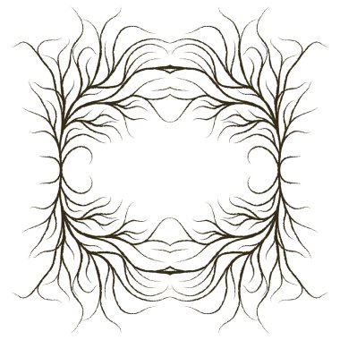 Mandala yuvarlak süsleme
