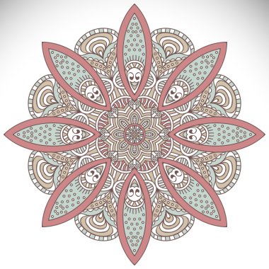 Mandala yuvarlak süsleme