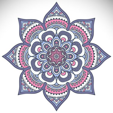 Mandala yuvarlak süsleme