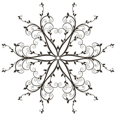 Mandala yuvarlak süsleme