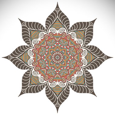 Mandala yuvarlak süsleme