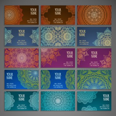 Koleksiyon kartvizit veya davet