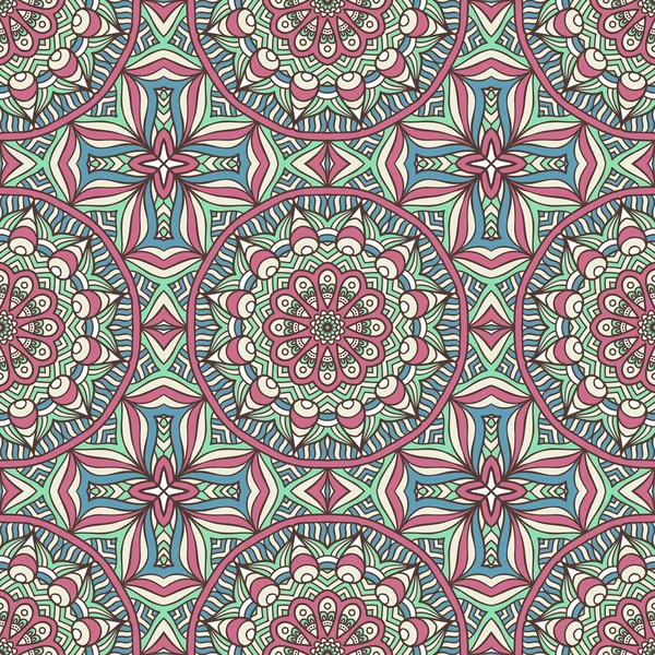 Vintage  Indian seamless pattern — Stock Vector