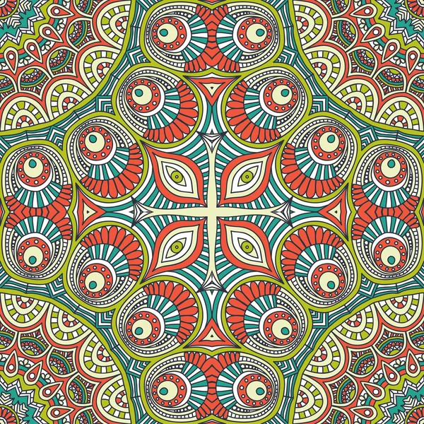 Vintage  Indian seamless pattern — Stock Vector