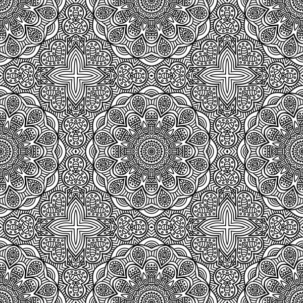 Vintage  Indian seamless pattern — Stock Vector