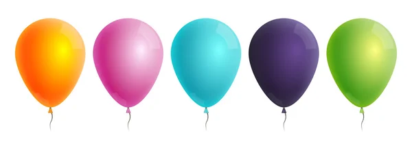 Ballons de couleur pour la conception — Image vectorielle