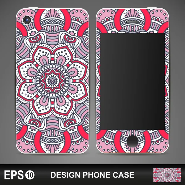 Phone design cover — Stock Vector