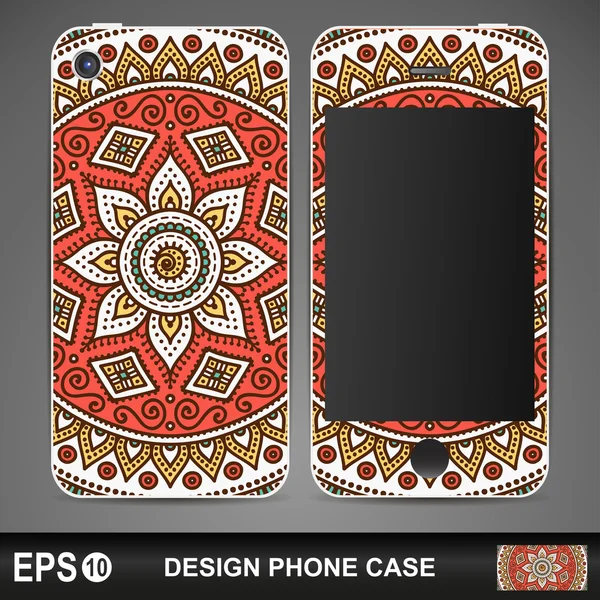 Phone design cover — Stock Vector