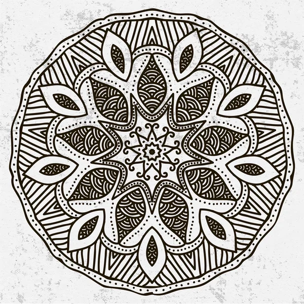 Mandala kolo ornament — Stockový vektor