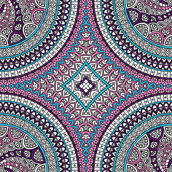 Vintage  Indian seamless pattern — Stock Vector