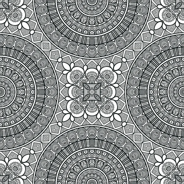 Vintage  Indian seamless pattern — Stock Vector