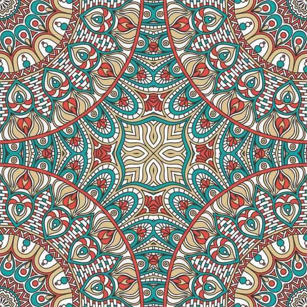 Vintage  Indian seamless pattern — Stock Vector