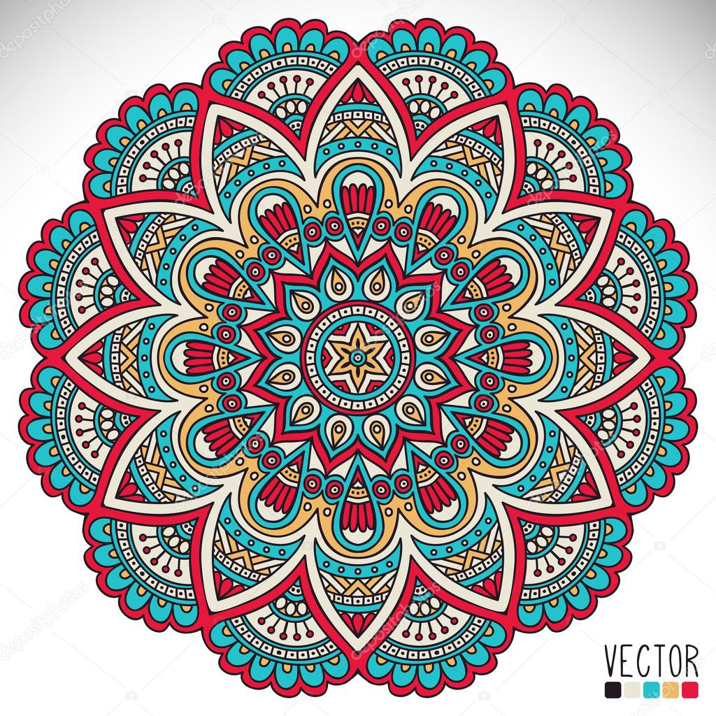 Mandala Round Ornament