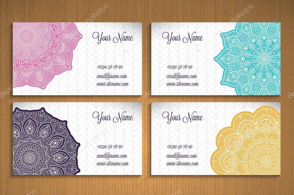Collection Business card or invitation