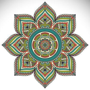 Mandala yuvarlak süsleme