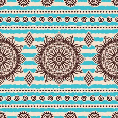 Vintage dekoratif seamless modeli