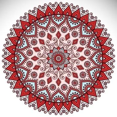 Mandala yuvarlak süsleme