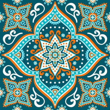 Vintage dekoratif seamless modeli