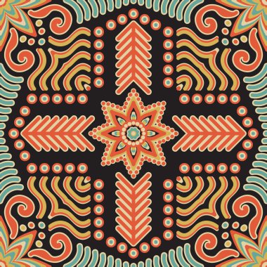 Vintage dekoratif seamless modeli