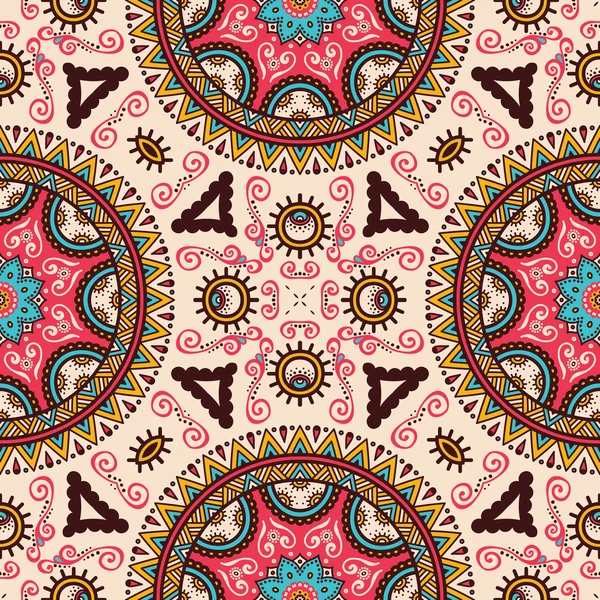 Vintage motif décoratif sans couture — Image vectorielle