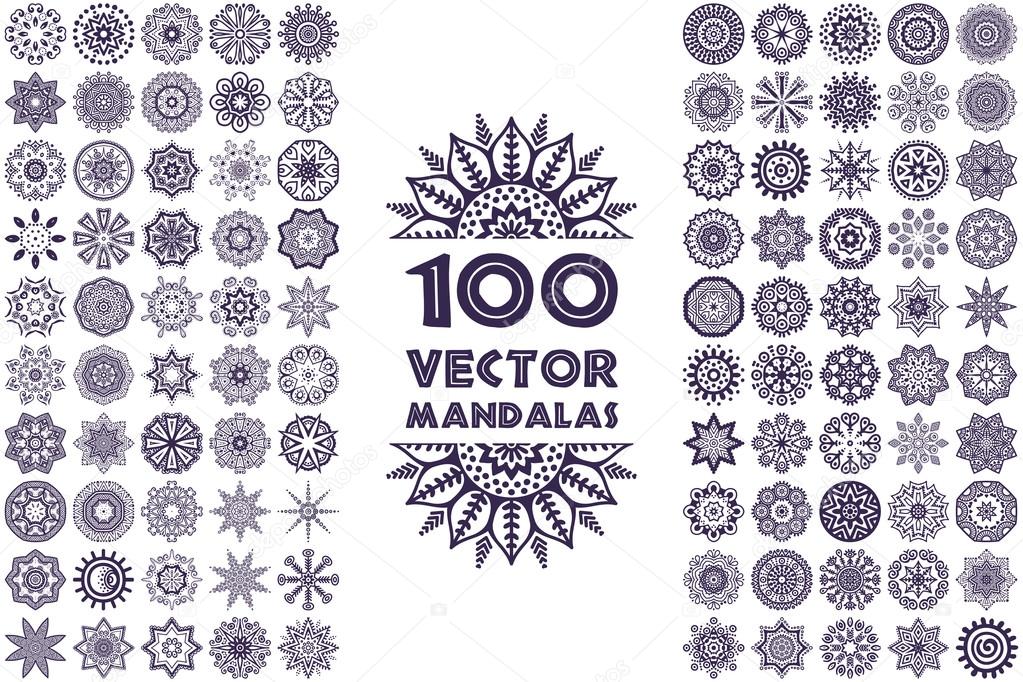 Decorative mandala collection