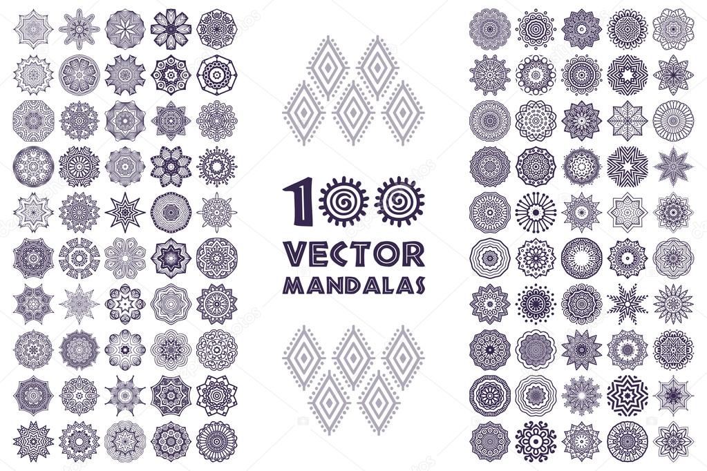 Decorative mandala collection