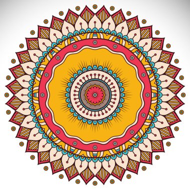 Etnik dekoratif mandala