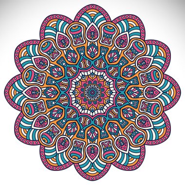 Etnik dekoratif mandala