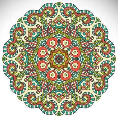 Etnik dekoratif mandala