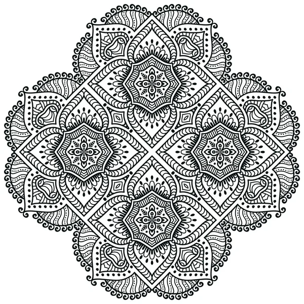 Mandala decorativo etnico — Vettoriale Stock