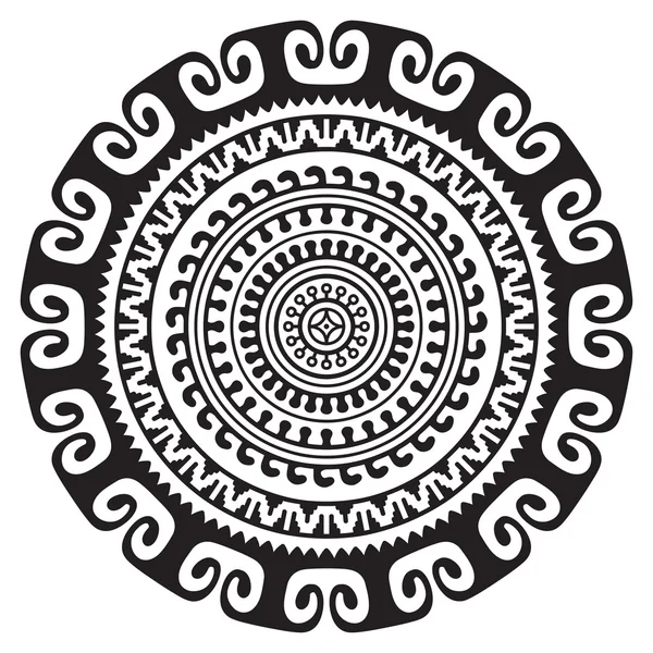 Ethnisches dekoratives Mandala — Stockvektor