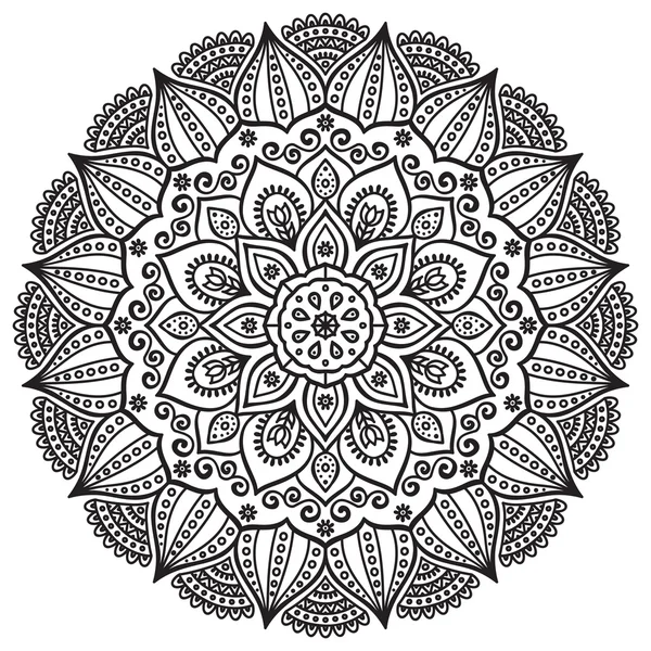 Mandala étnico decorativo — Archivo Imágenes Vectoriales