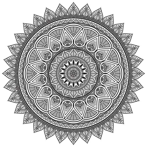 Mandala décoratif ethnique — Image vectorielle