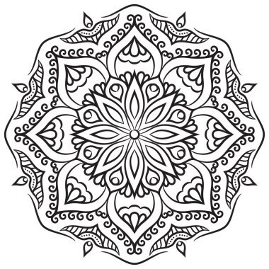 yuvarlak süsleme desen