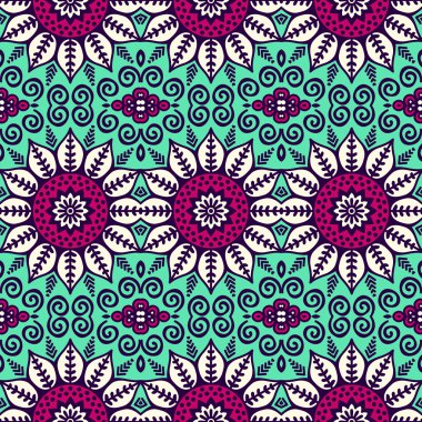 Hint sorunsuz çiçek desenli