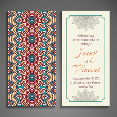 Düğün davetiyesi.