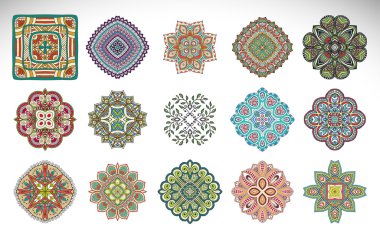 Mandala. Round Ornament Pattern set