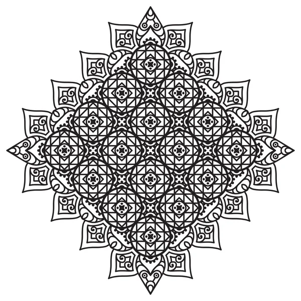 Mandala. ronde ornament patroon — Stockvector