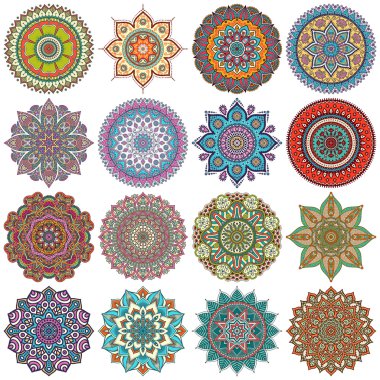 Mandala. Round Ornament Pattern set