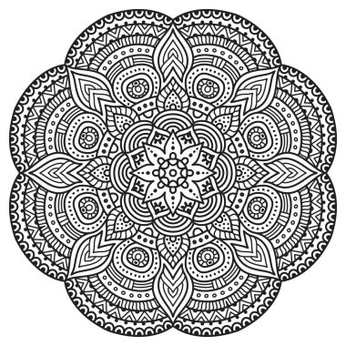 yuvarlak süsleme desen