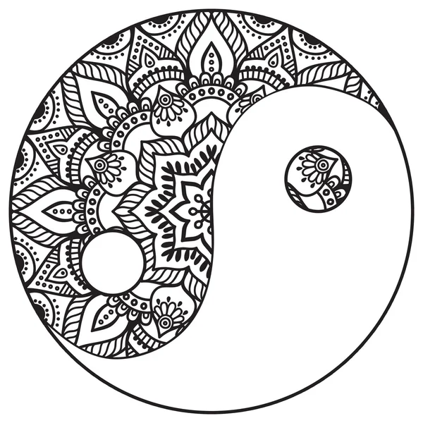 Mandala. Runde Ornament Mønster – Stock-vektor