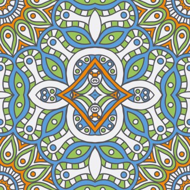 Kusursuz desen. Klasik dekoratif öğeler. 