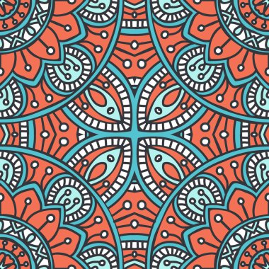 Kusursuz desen. Klasik dekoratif öğeler. 