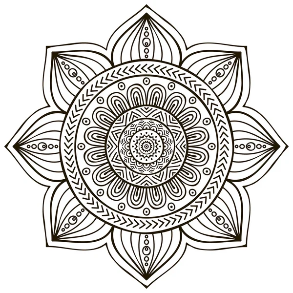 Mandala — Stok Vektör